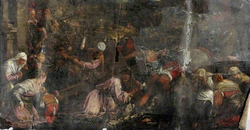 The Road to Calvary by Leandro Bassano