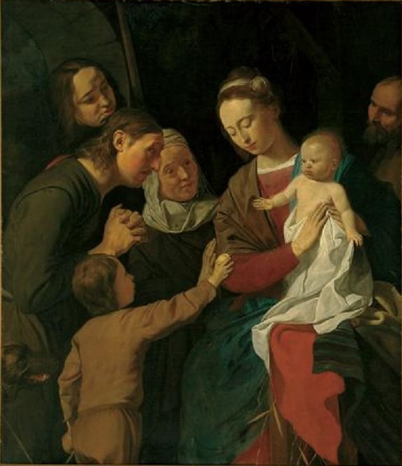 Adoration of the Shepherds by Leendert van der Cooghen