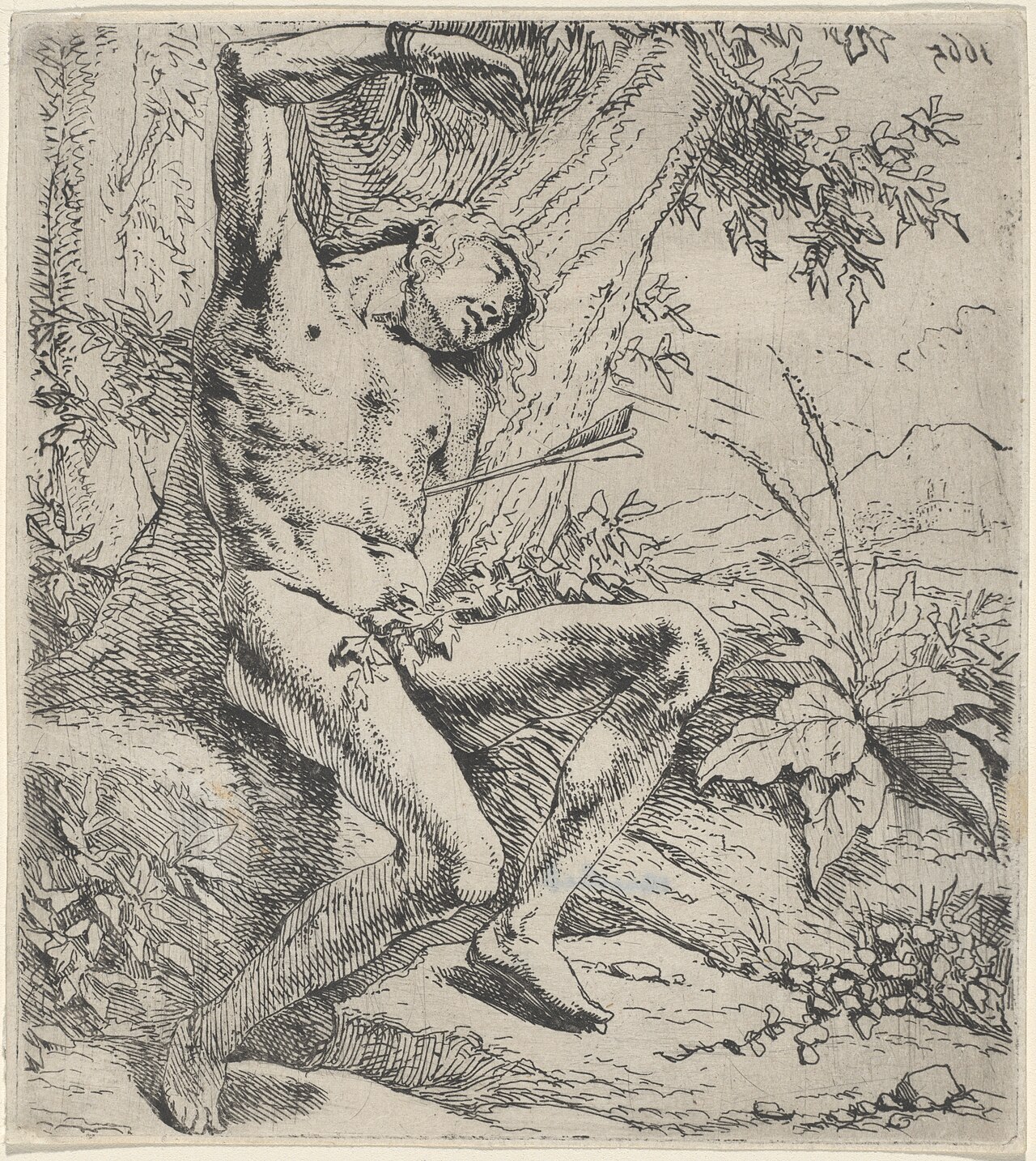 Saint Sebastian by Leendert van der Cooghen