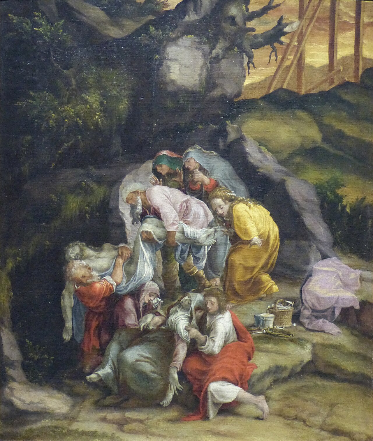 Entombment by Lelio Orsi