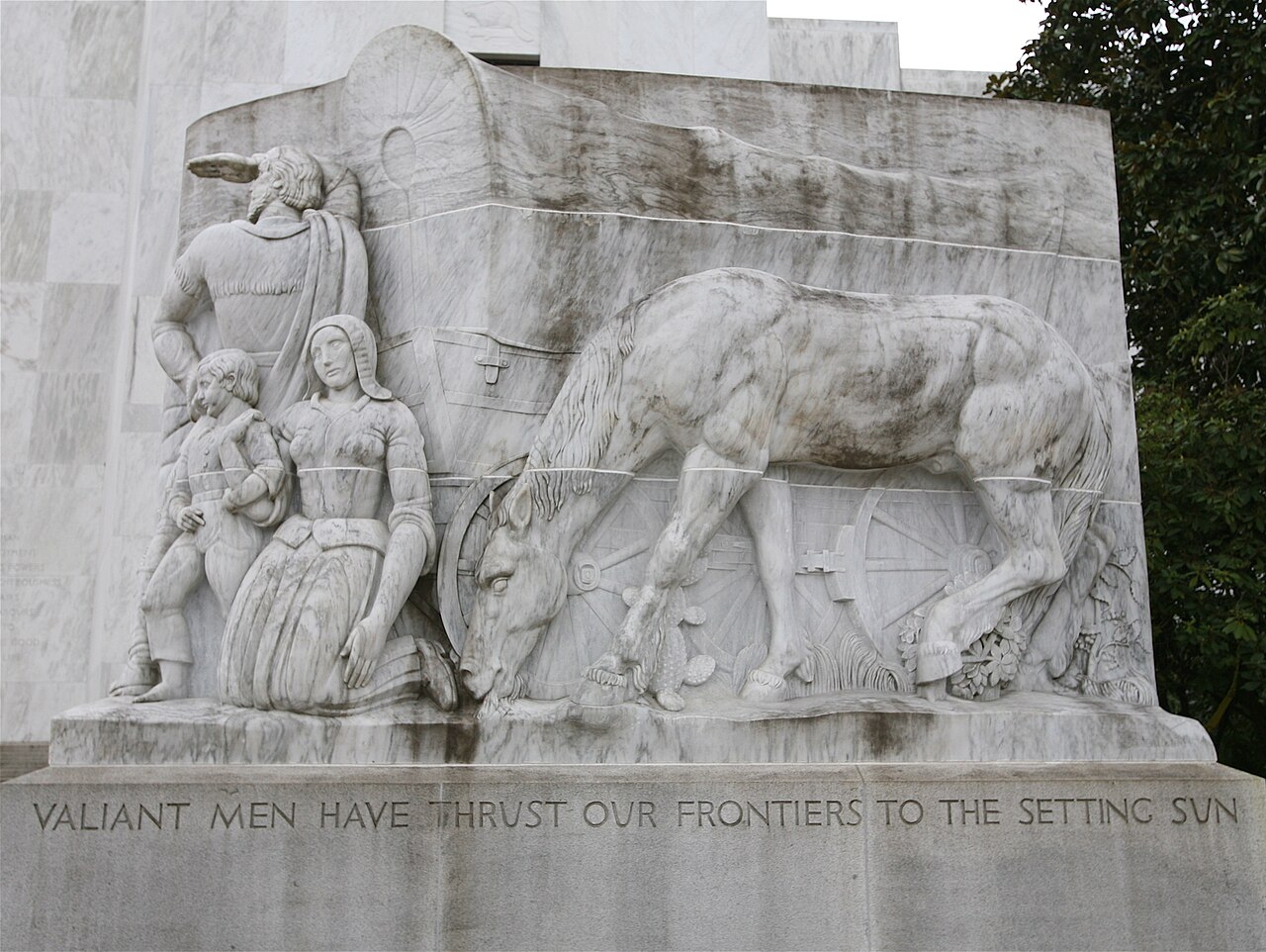 Covered Wagon by Leo Friedlander