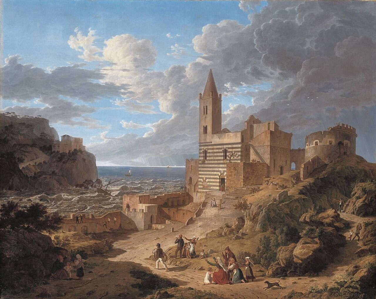 Porto Venere on the Gulf of La Spezia by Leo von Klenze