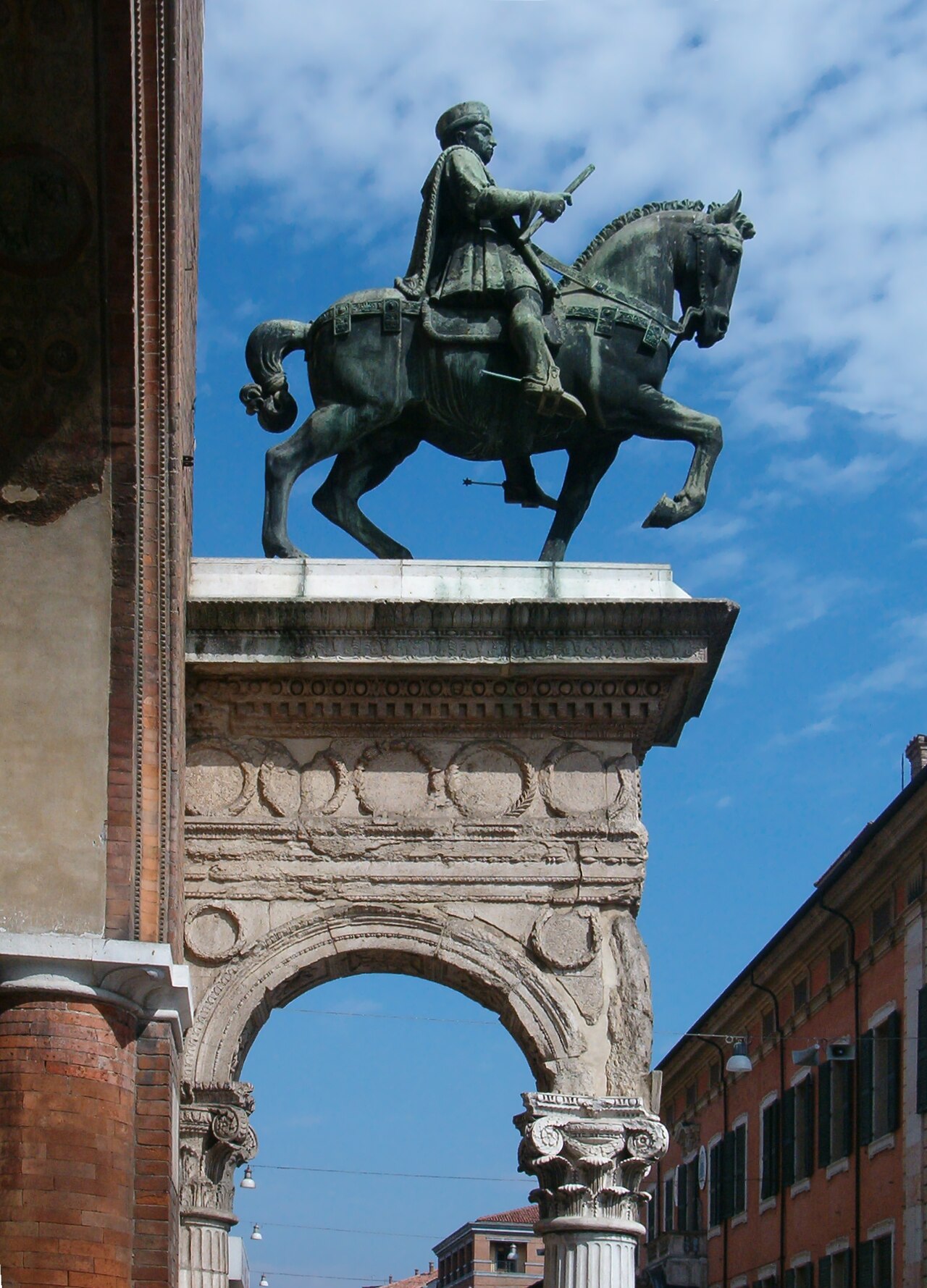 Monument to Niccolò III d'Este by Leon Battista Alberti