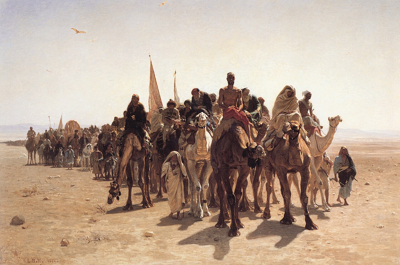 Pilgrims Going to Mecca by Léon Belly