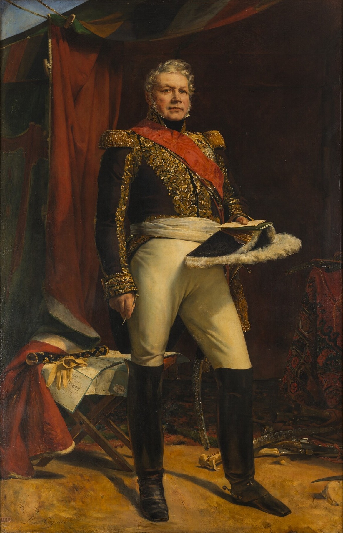 Portrait of Nicolas Joseph Maison by Léon Cogniet