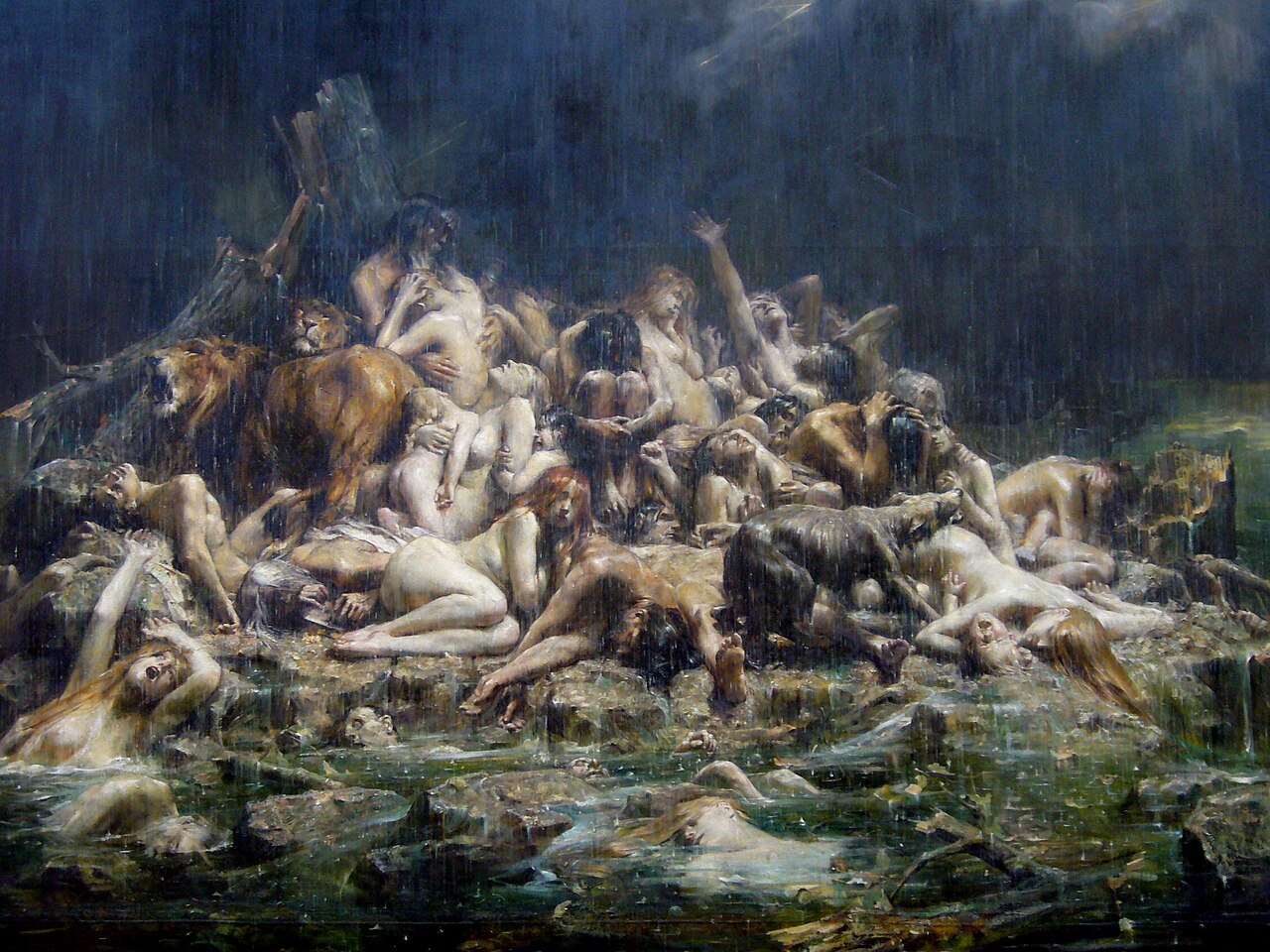 The Flood by Léon Comerre