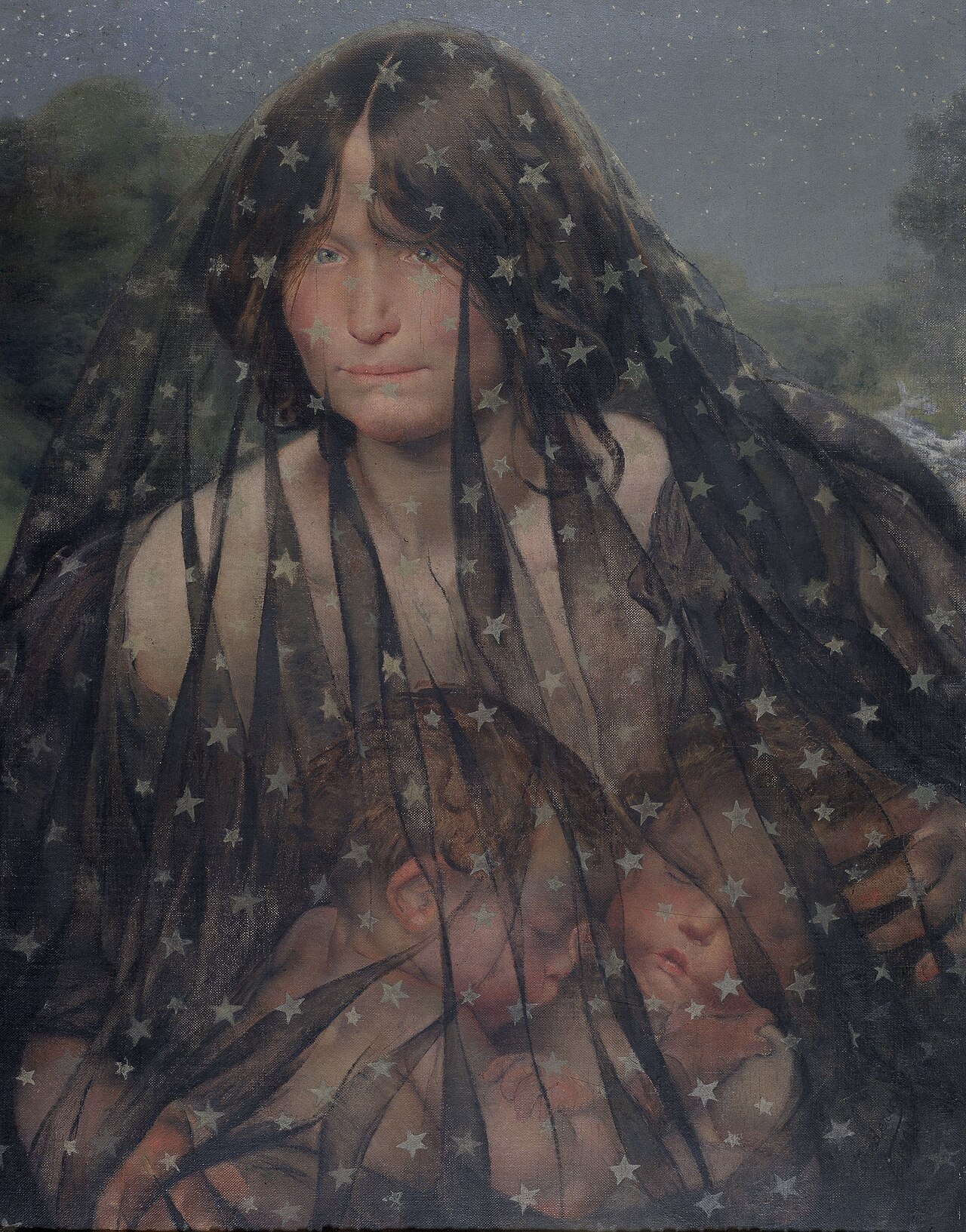 Allegory of the Night by Léon Frédéric