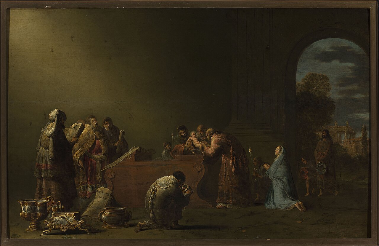 Circumcision of Christ by Leonaert Bramer