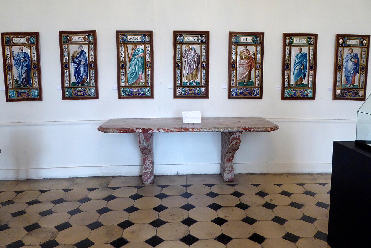 enamel, decorative plaques: the twelve apostles, Chartres Museum of Fine Arts by Léonard Limousin