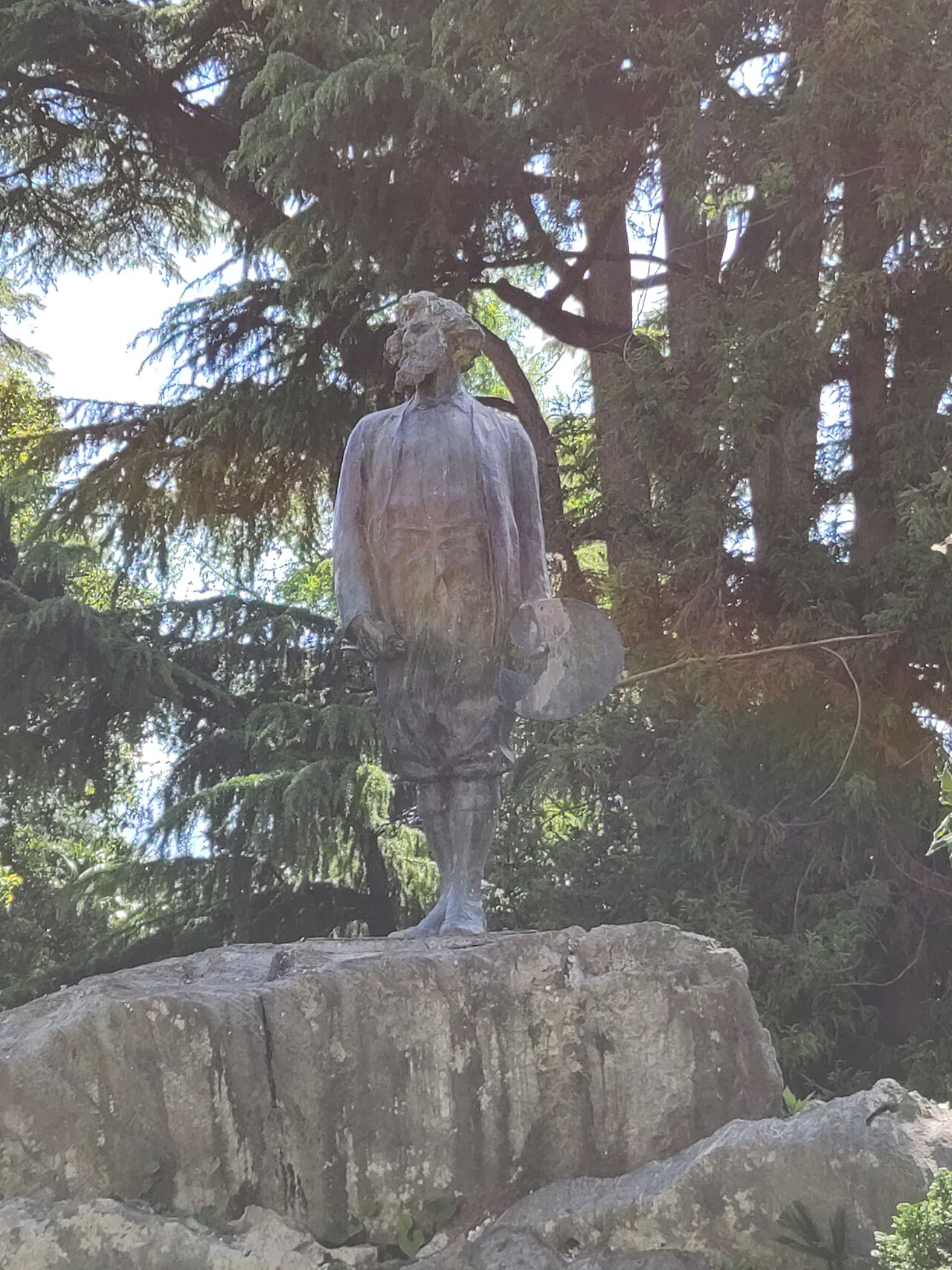 monument to Giovanni Segantini by Leonardo Bistolfi