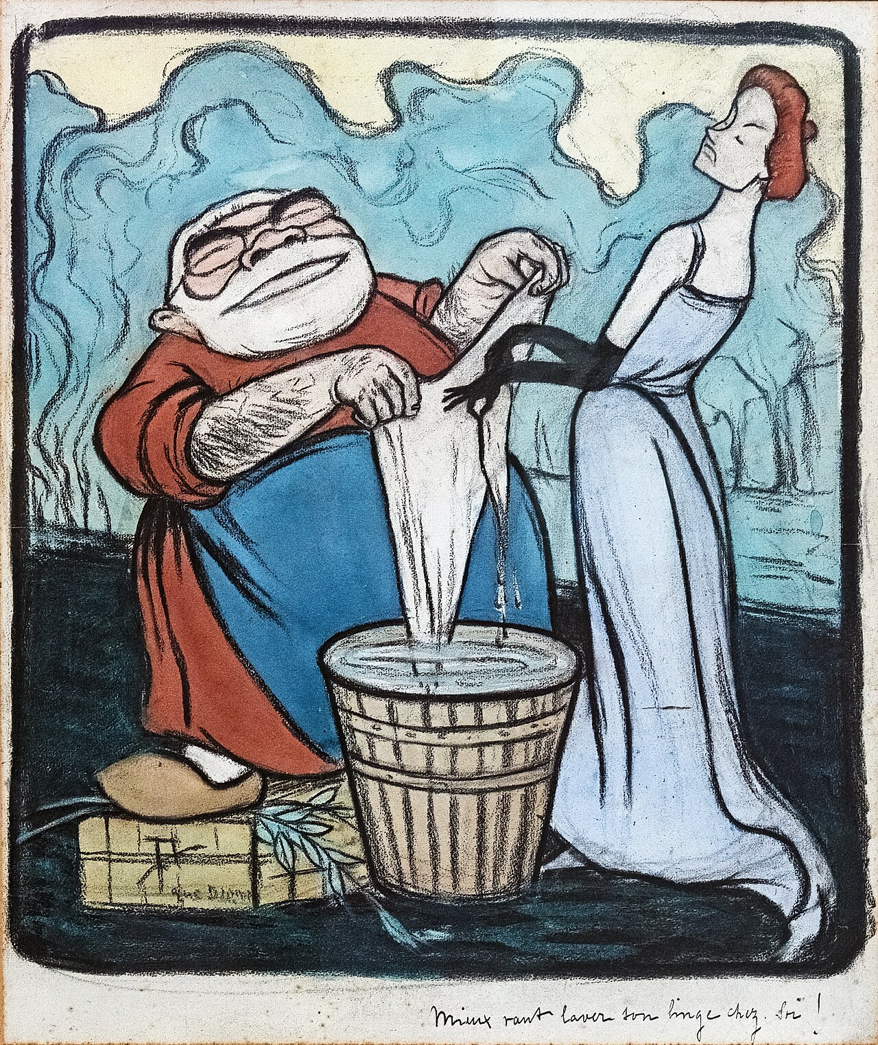Better to wash your clothes at home! by Leonetto Cappiello