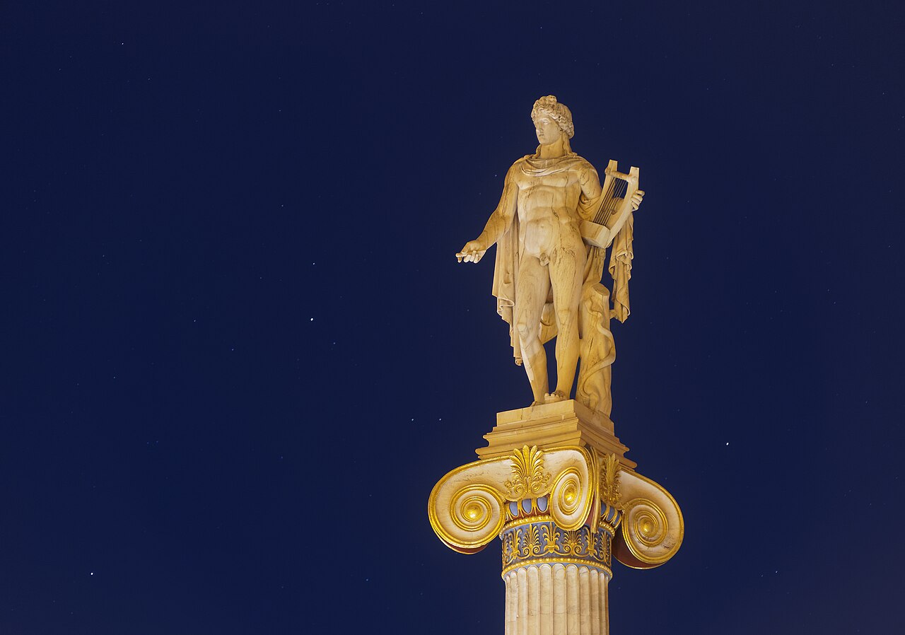 Apollo column by Leonidas Drosis