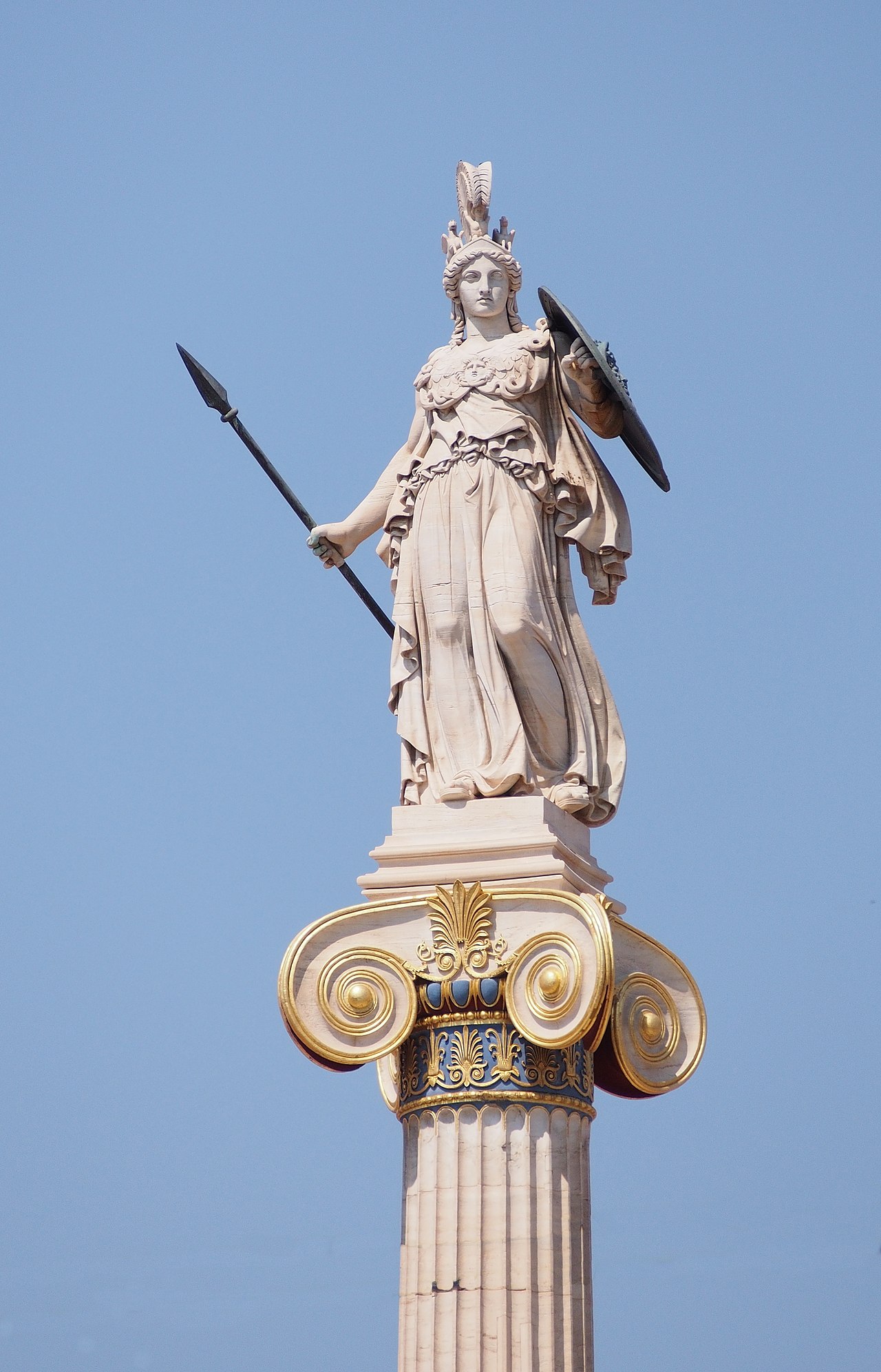 Athena Promachos by Leonidas Drosis