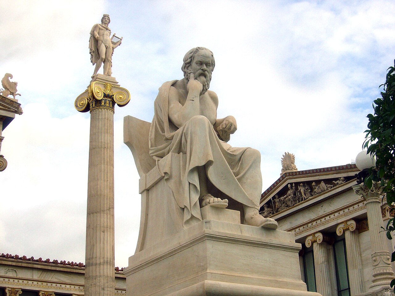 Socrates (statue) by Leonidas Drosis