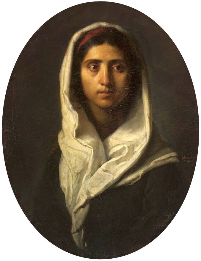 A gypsy. by Leopold Horovitz