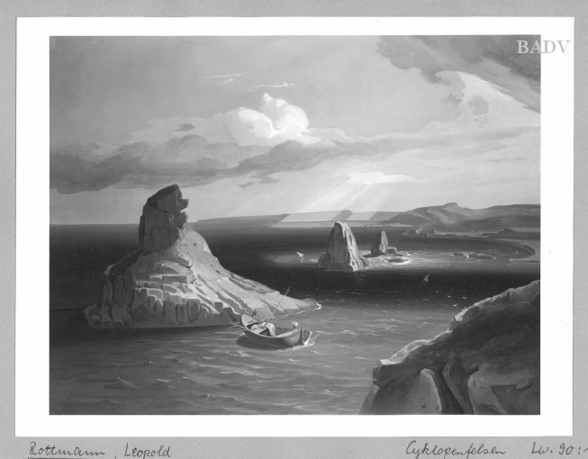 The rock of the cyclops by Leopold Rottmann