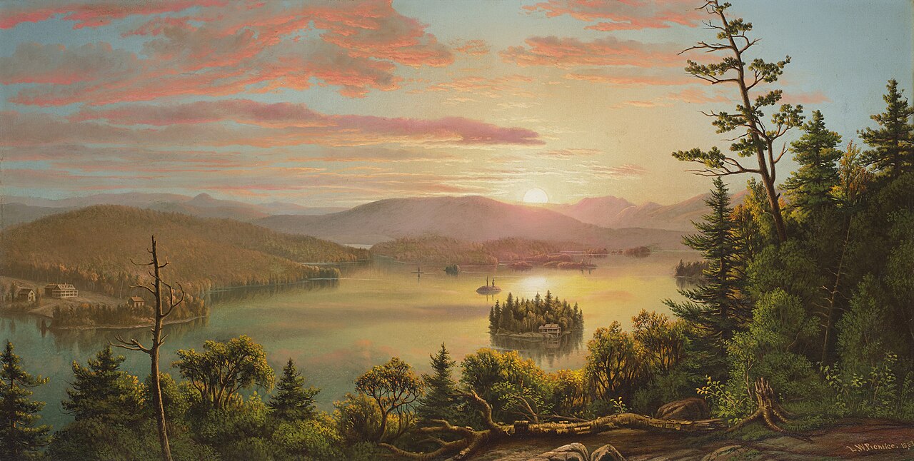 Blue Mountain Lake by Levi Wells Prentice