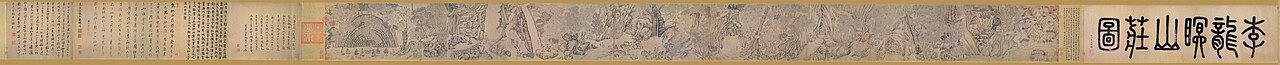 Painting of Mountain Villa by Li Gonglin