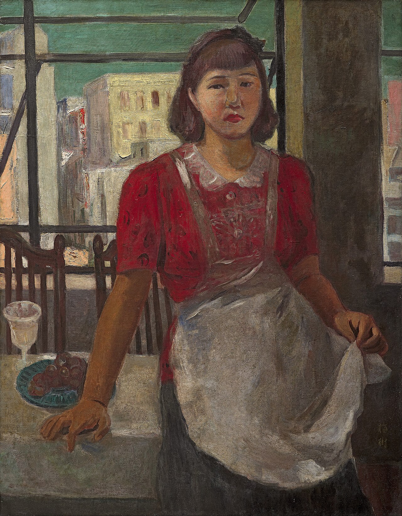 Girl in the Red Dress by Li Mei-shu