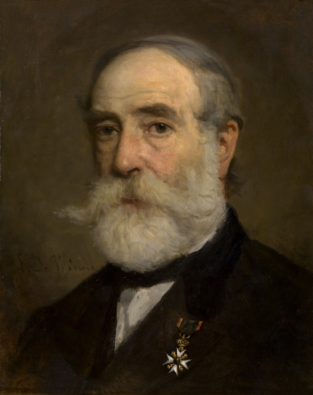 Captain Van de Woestijne by Lievin de Winne