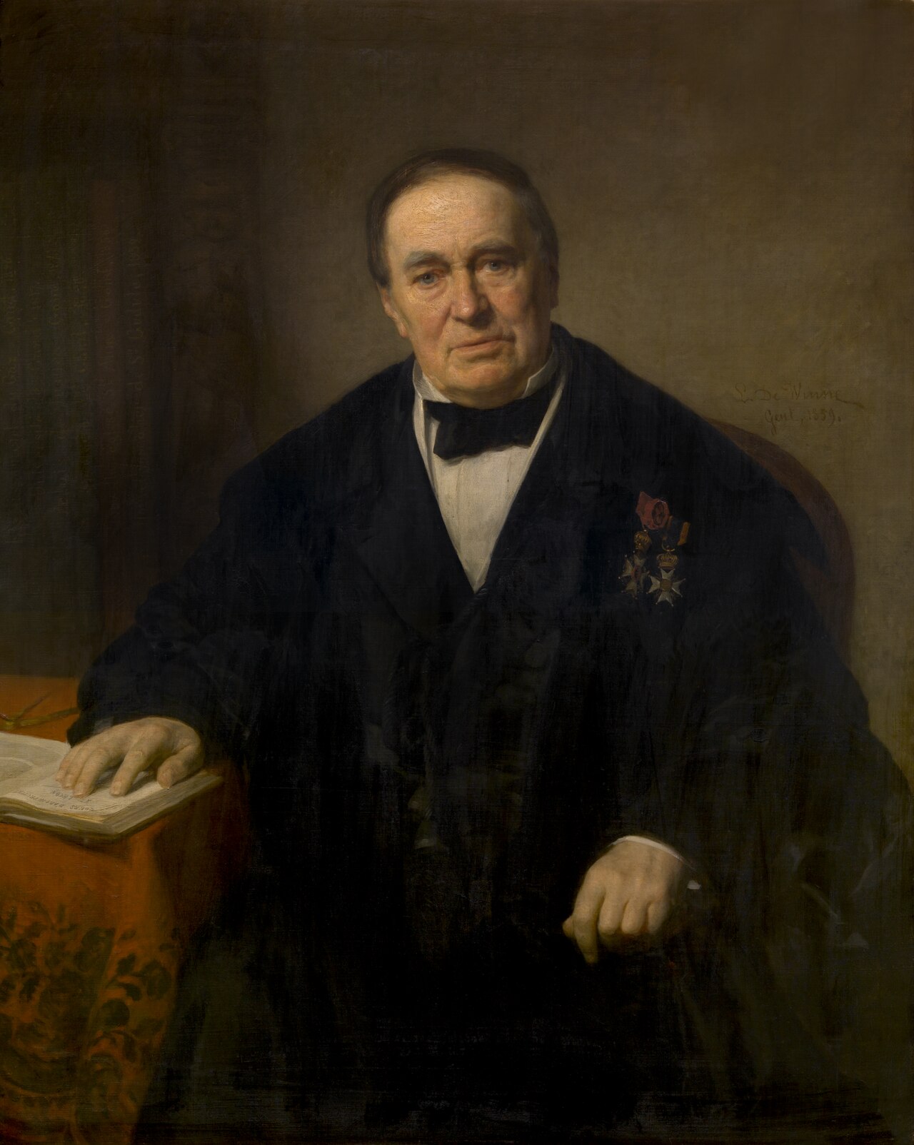 The Architect Lodewijk Jozef Adriaan Roelandt by Lievin de Winne
