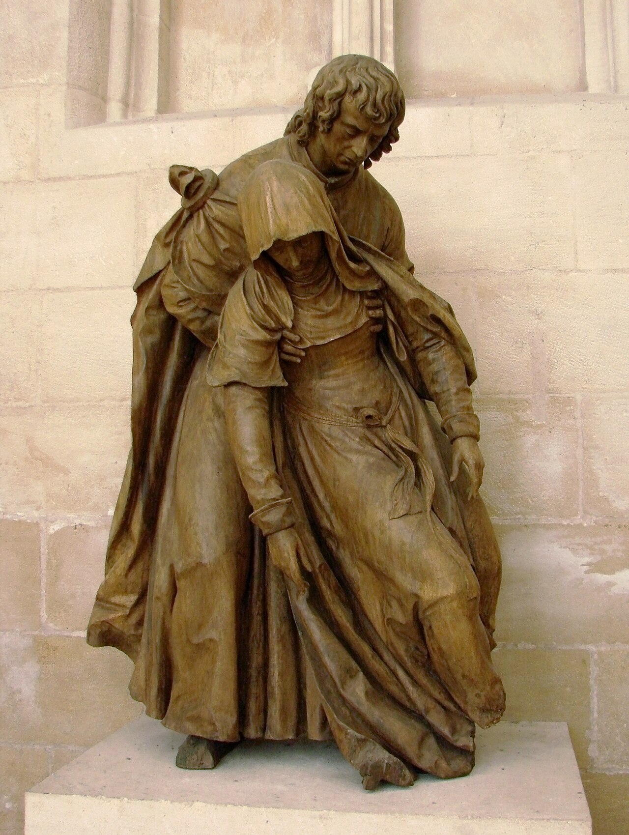 Fainting of the Virgin by Ligier Richier by Ligier Richier