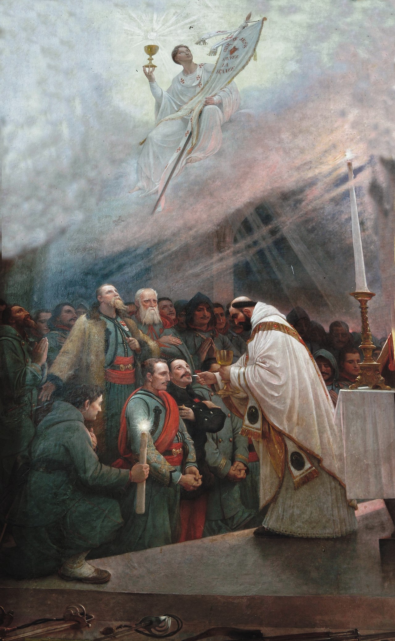 The Communion of Zouaves by Lionel Royer