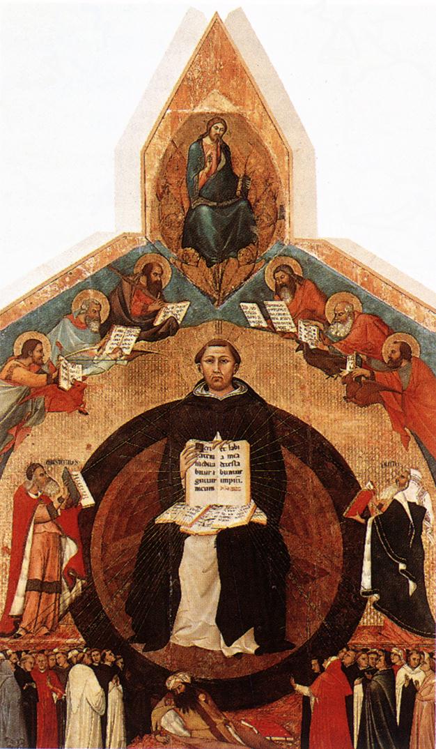 Triumph of Saint Thomas Aquinas by Lippo Memmi