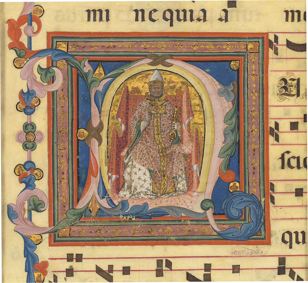 Saint Peter Enthroned by Lippo Vanni
