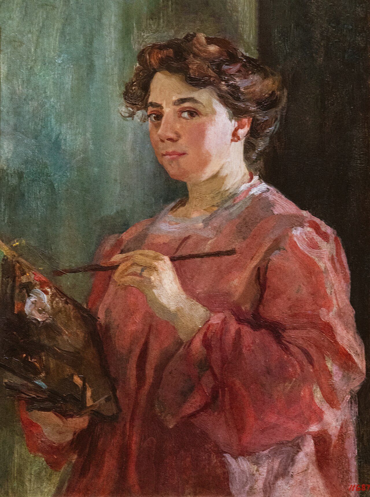 Self-portrait by Lluïsa Vidal