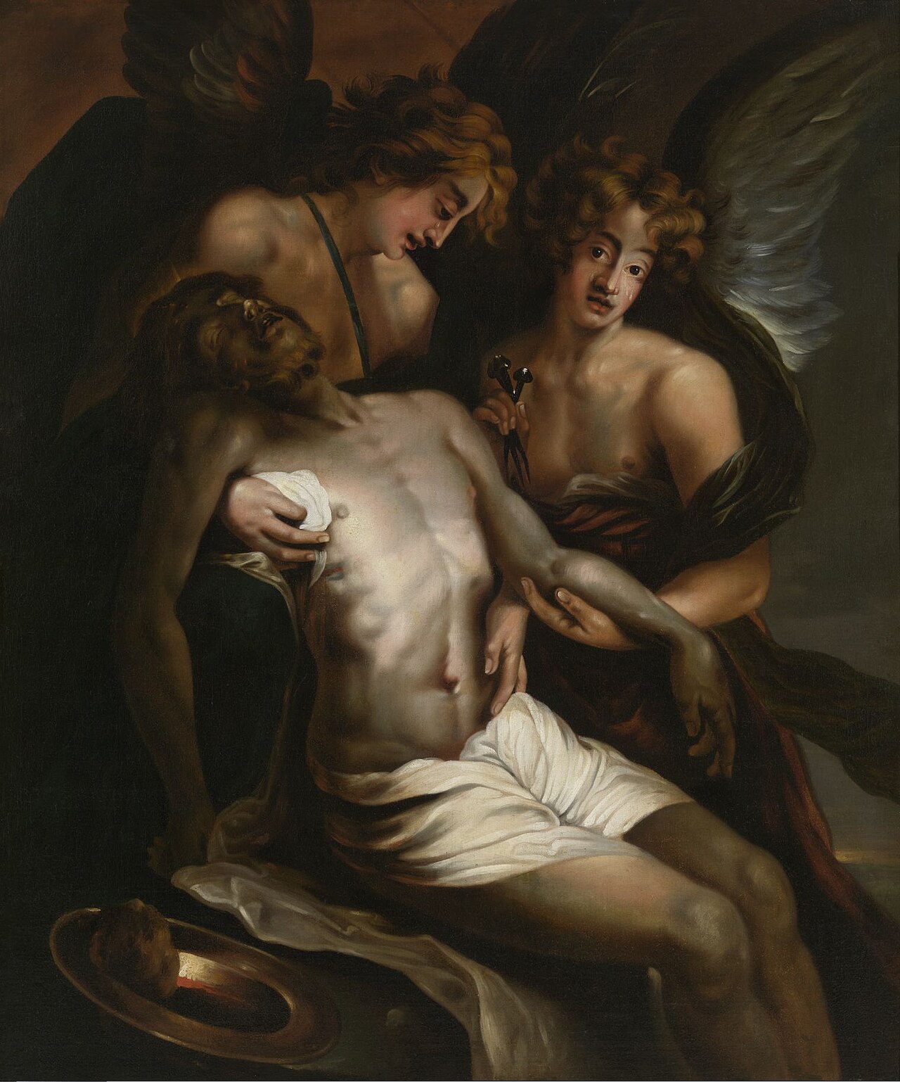 Angel pieta by Lodewijk de Deyster