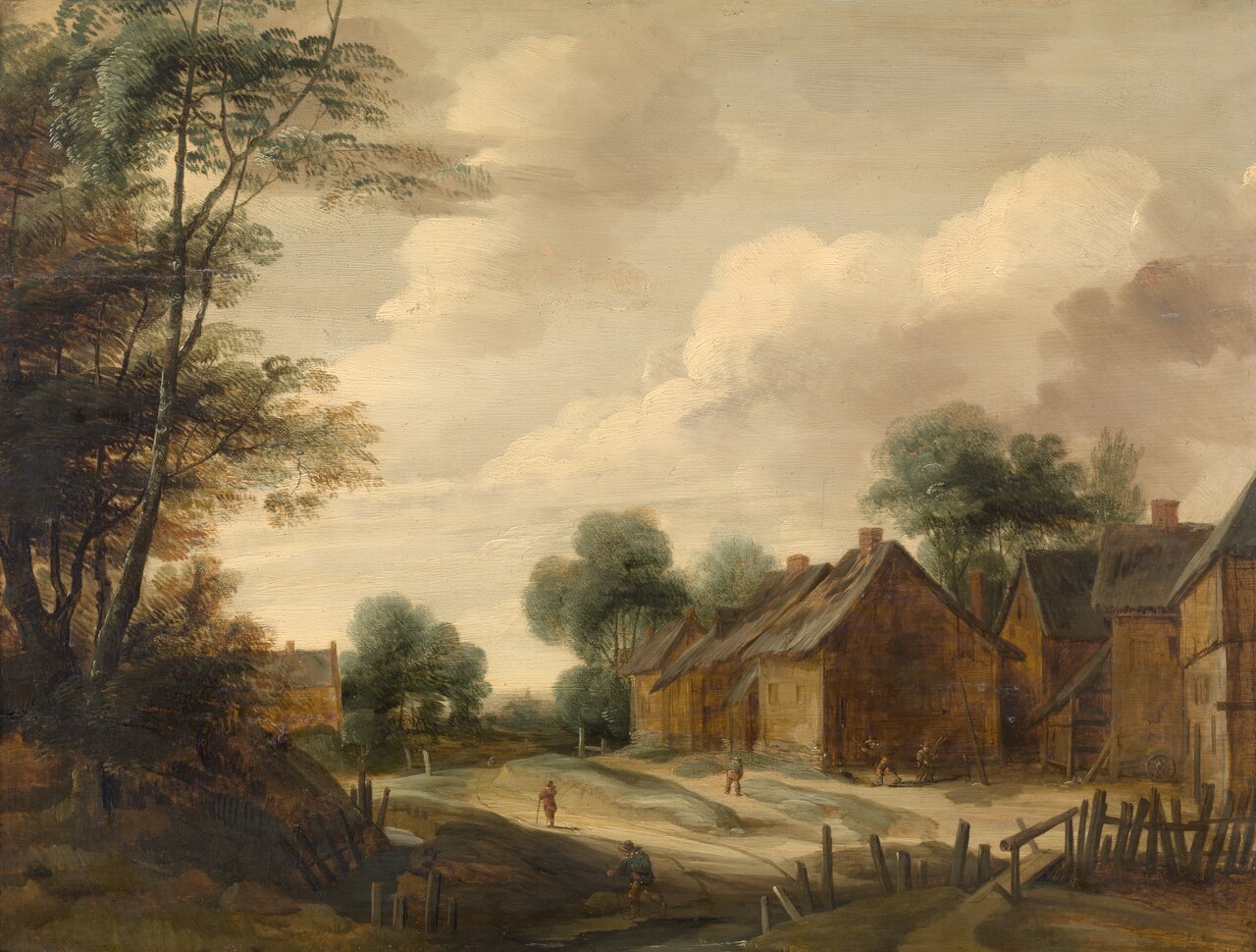Landscape with a Farm by Lodewijk de Vadder