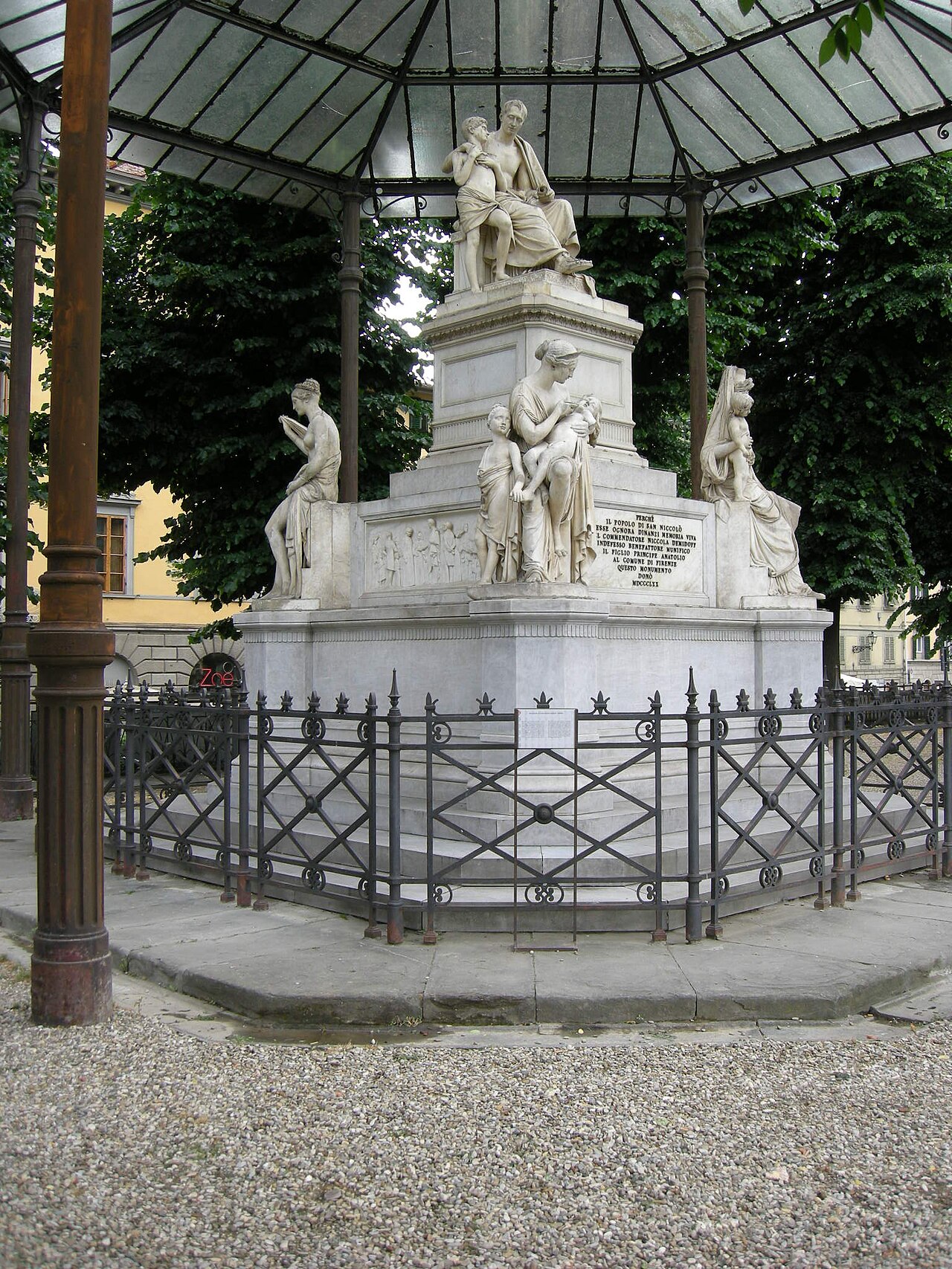 Monument to Nicola Demidoff, Florence by Lorenzo Bartolini