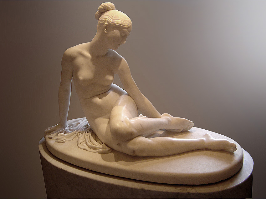 Nymph with a Scorpion by Lorenzo Bartolini