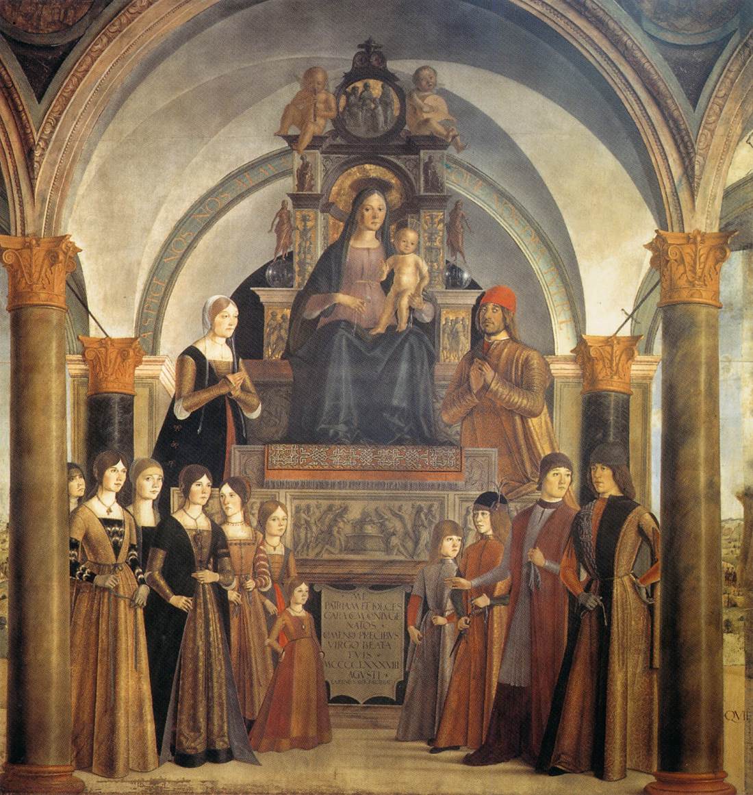 Bentivoglio Altarpiece by Lorenzo Costa