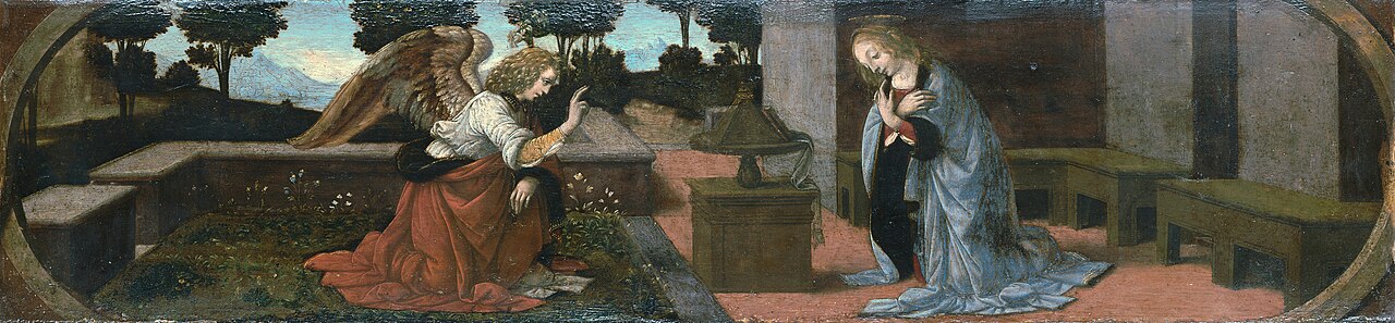 Annunciation by Lorenzo di Credi