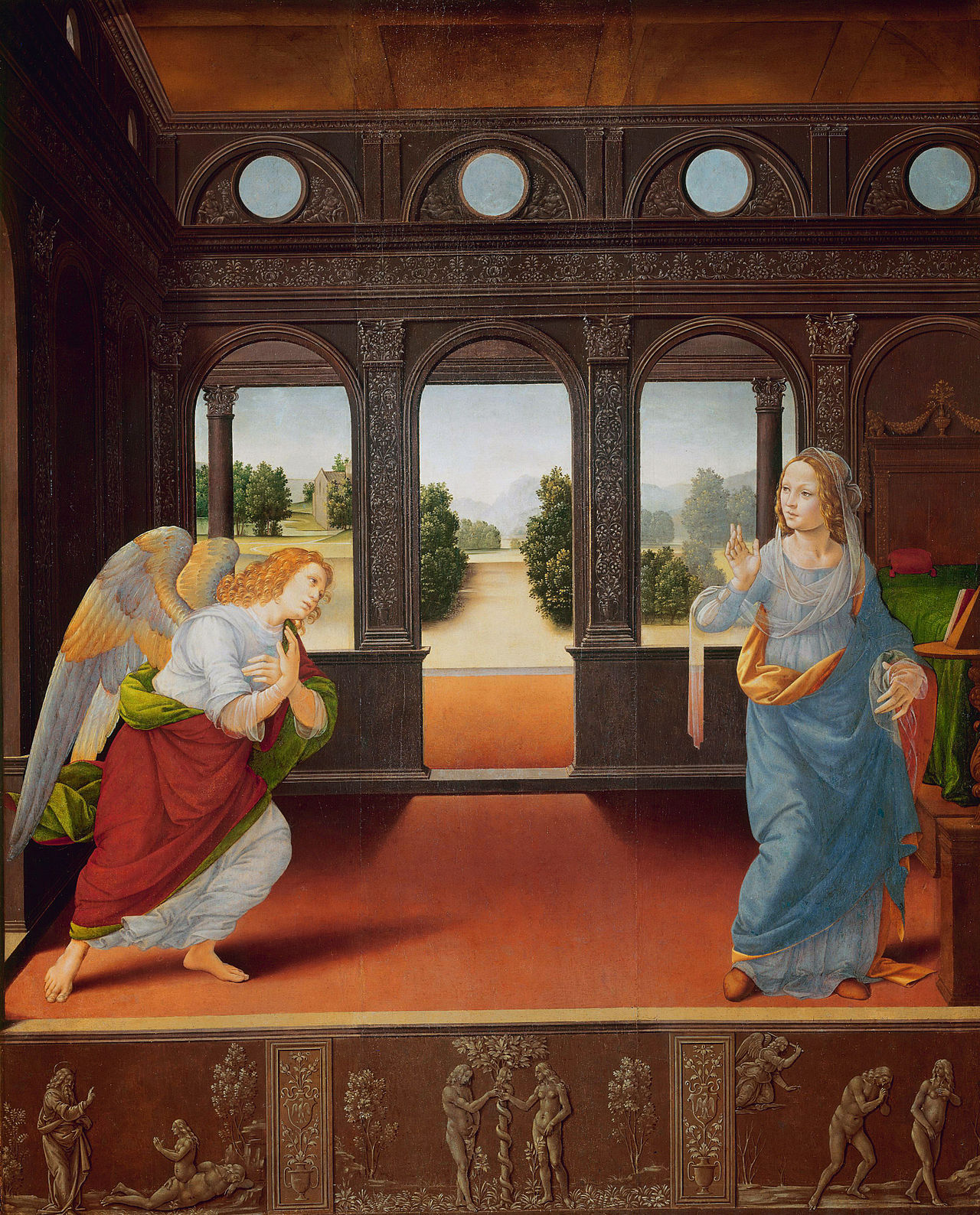 The Annunciation by Lorenzo di Credi