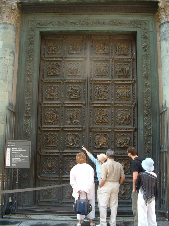 North Doors of the Florence Baptistery by Lorenzo Ghiberti