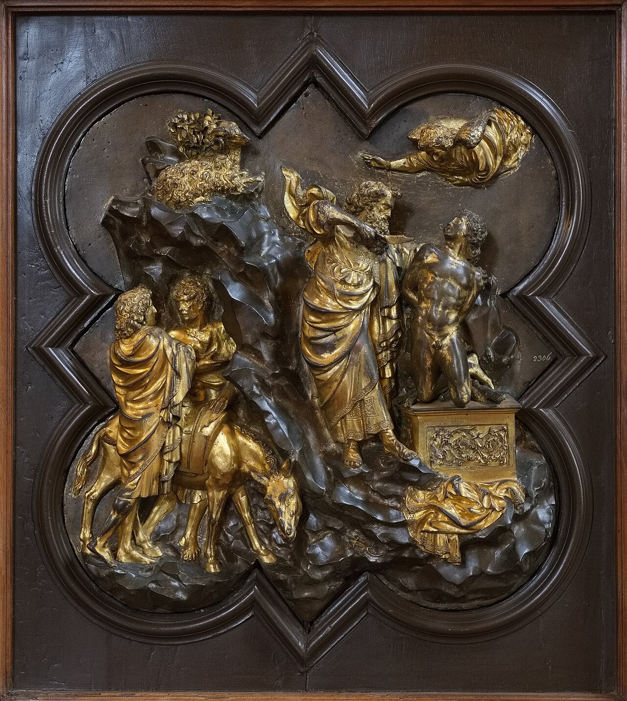 The Sacrifice of Isaac by Lorenzo Ghiberti