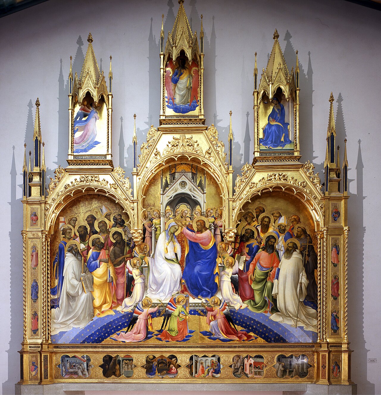 Coronation of the Virgin by Lorenzo Monaco