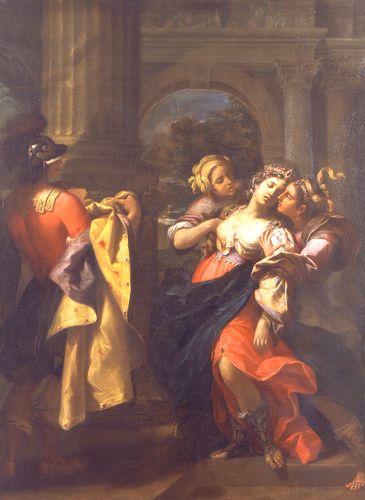 Desvanecimiento de Julia mujer de Pompeyo by Lorenzo Pasinelli