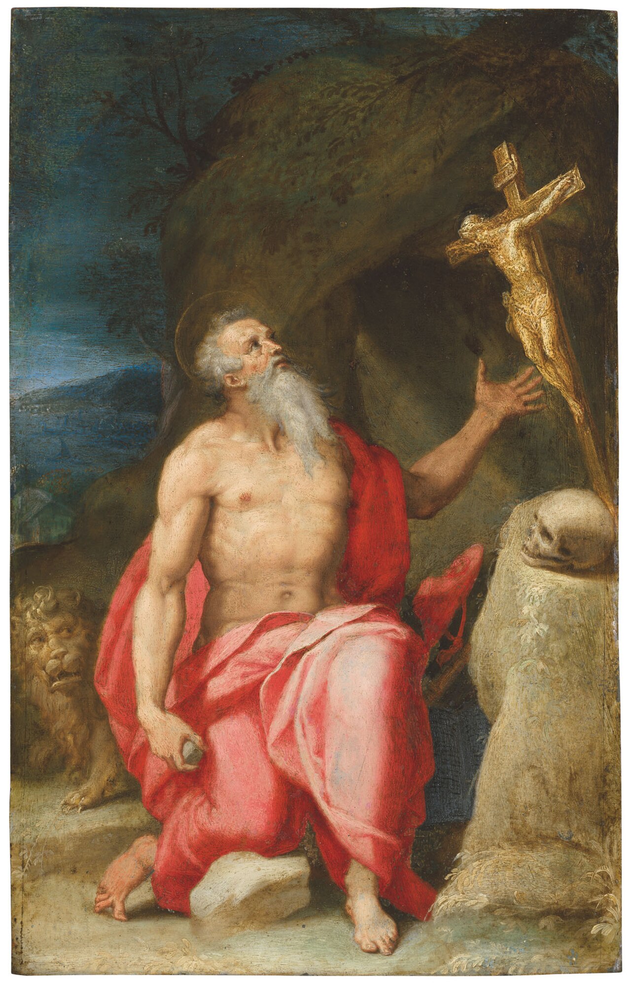 The Penitent Saint Jerome by Lorenzo Sabbatini