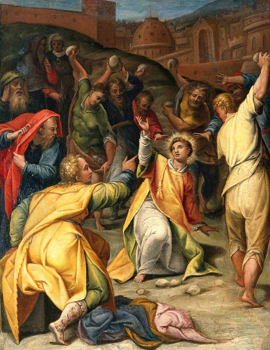 The Stoning of Saint Stephen by Lorenzo Sabbatini
