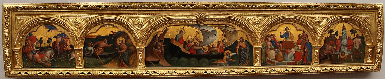Scenes from the lives of the apostles Petrus and Paulus by Lorenzo Veneziano