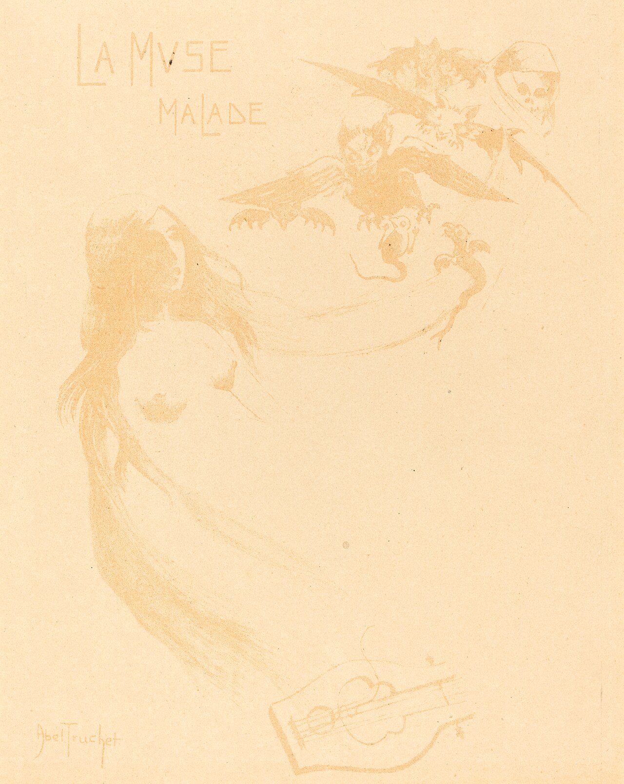 La Muse malade by Louis Abel-Truchet