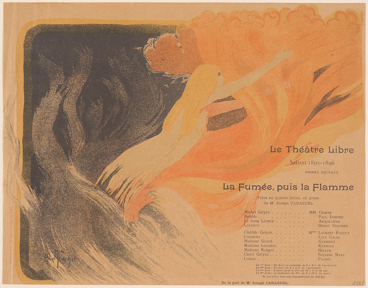Théâtre Libre: La Fumée, puis la Flamme by Louis Abel-Truchet