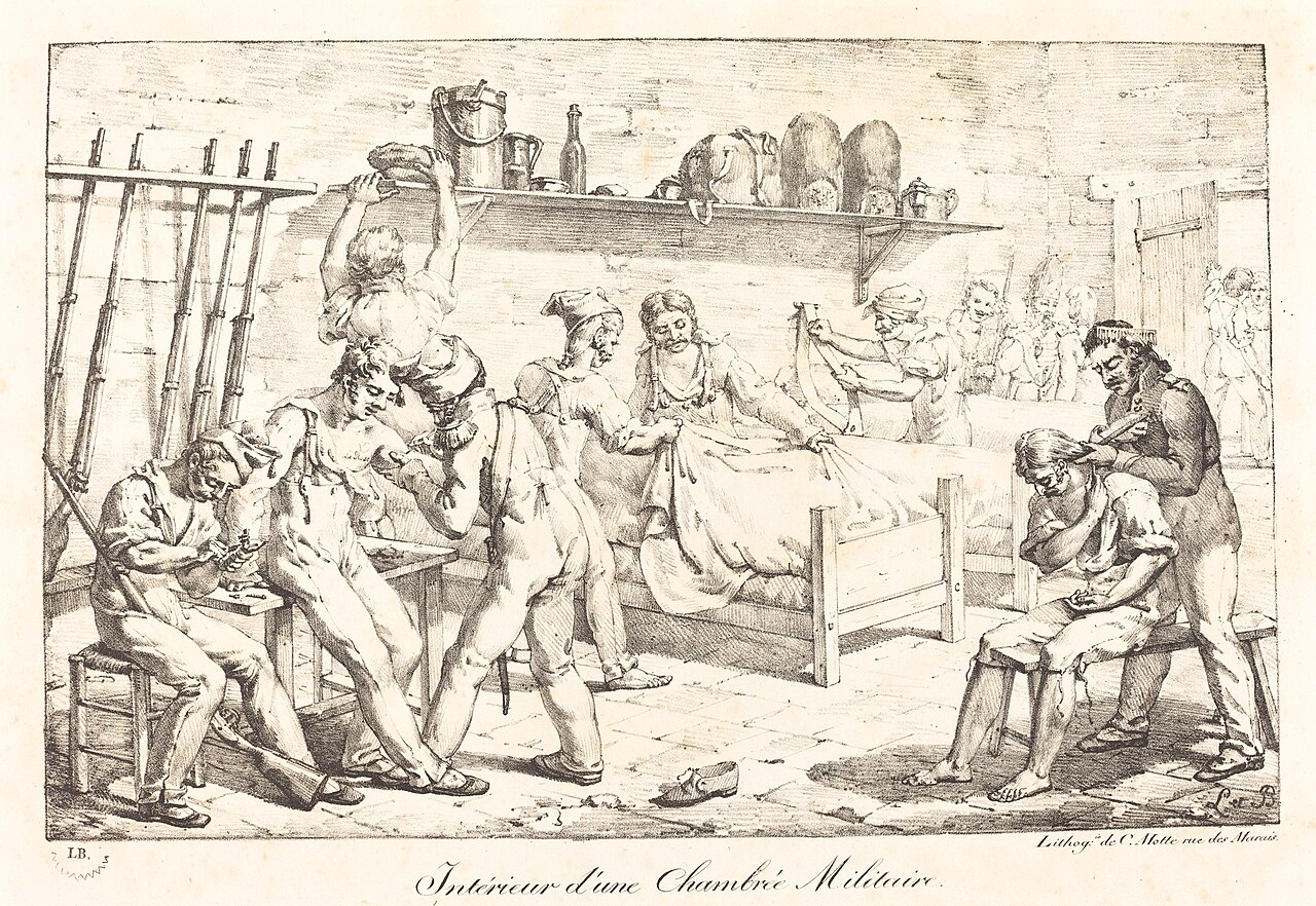 Interior of a Military Chamber by Louis Albert Guislain Bacler d'Albe