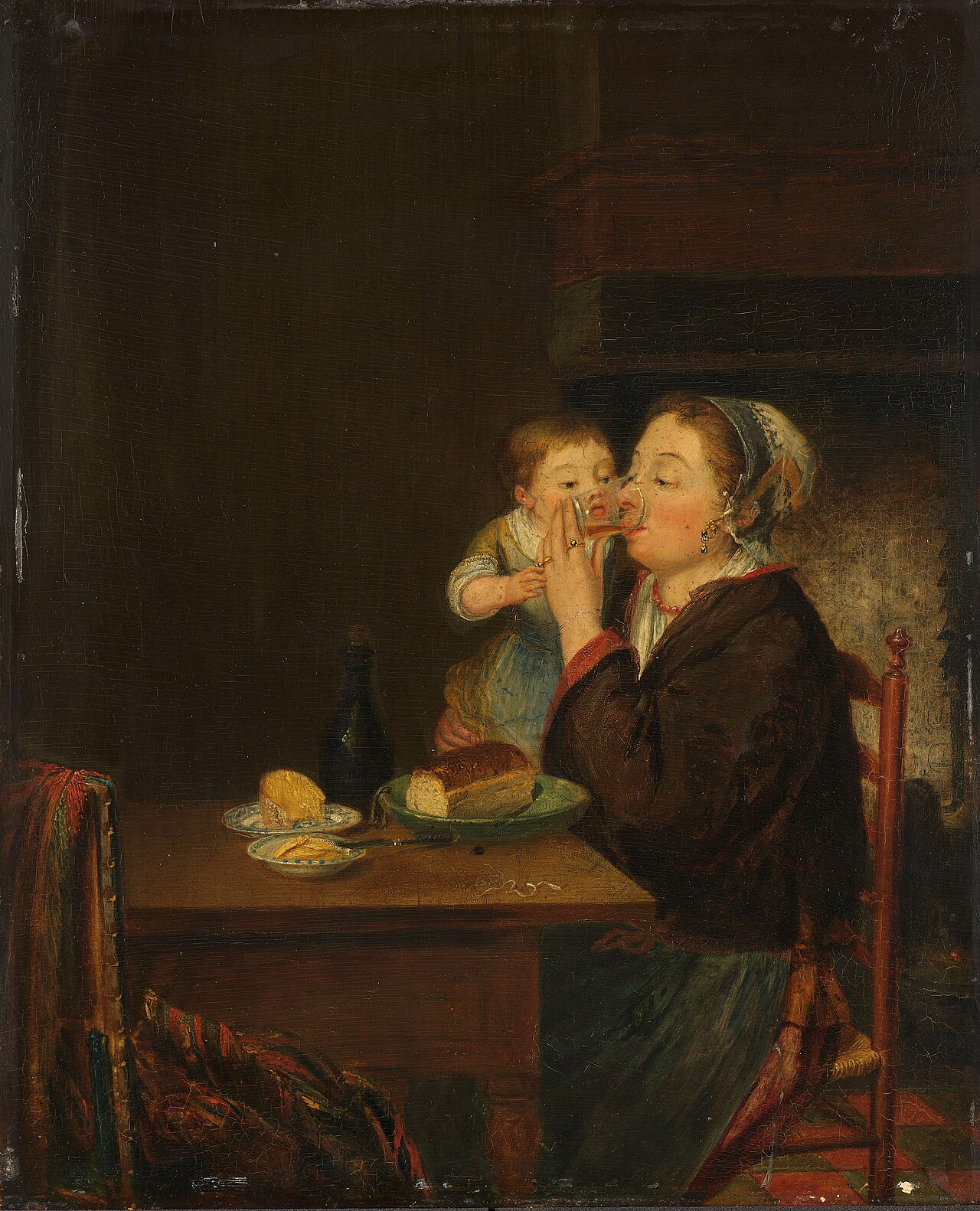A Mother with her Child by Louis Bernard Coclers
