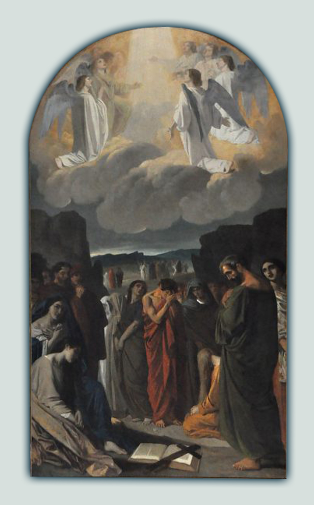 Souls in Purgatory by Louis Boulanger