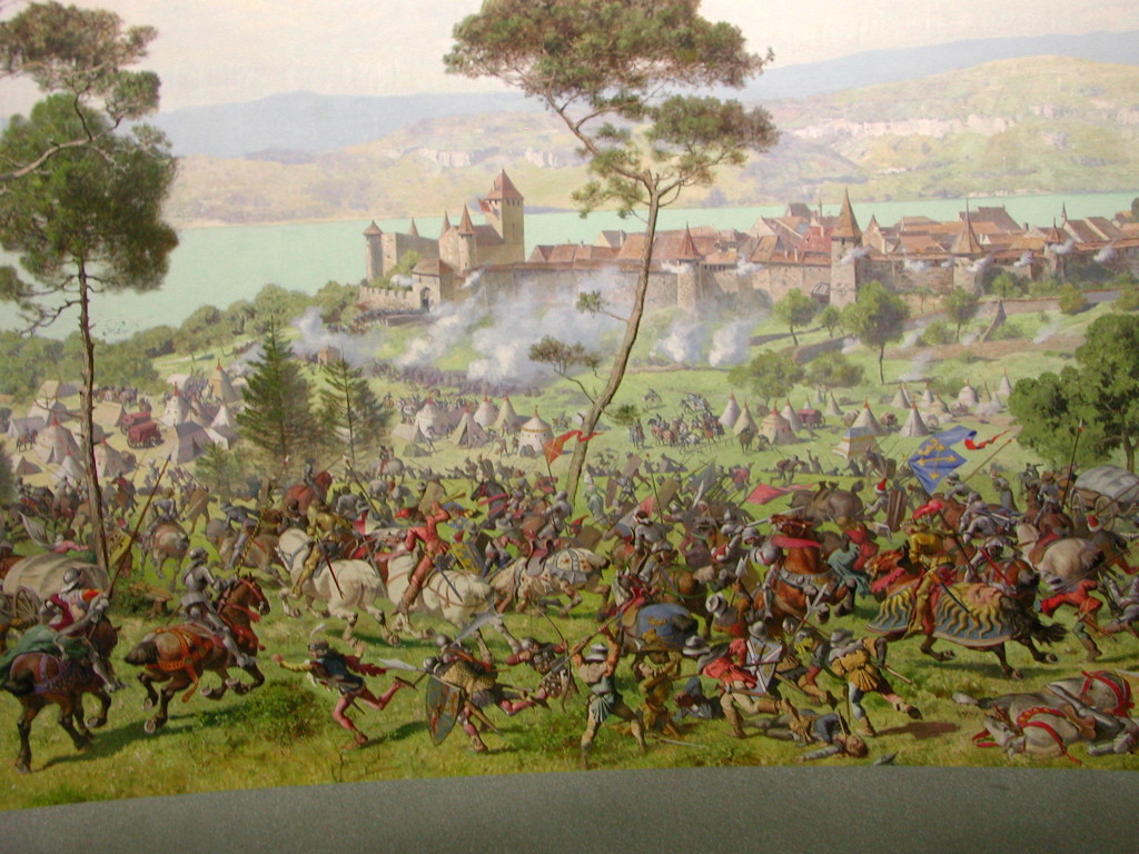 battle of Murten by Louis Braun